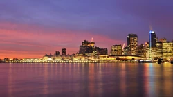 上海夜景壁纸，静籁寂静的夜