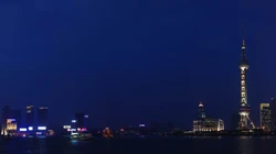 上海夜景壁纸，静籁寂静的夜