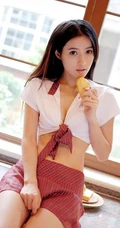美模何静_气质学生制服装扮多图