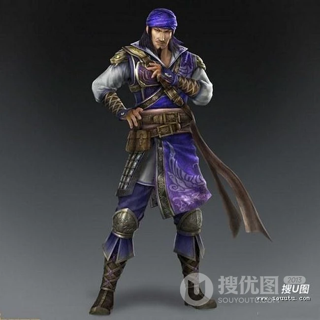 热门单机游戏《三国无双》人物原画