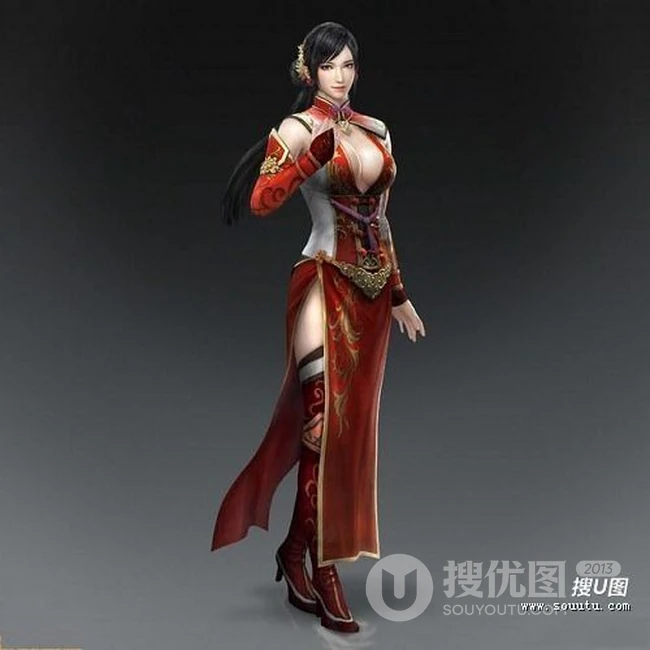 热门单机游戏《三国无双》人物原画