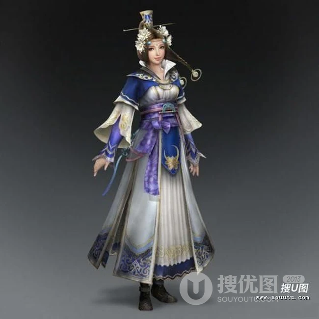 热门单机游戏《三国无双》人物原画