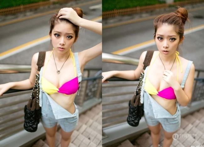 甜女生孩的清凉一夏