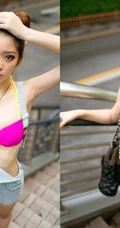 甜女生孩的清凉一夏