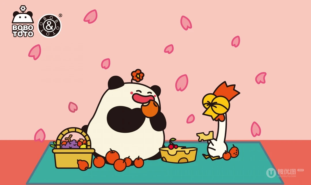 好看的BOBO&TOTO动漫背景图片