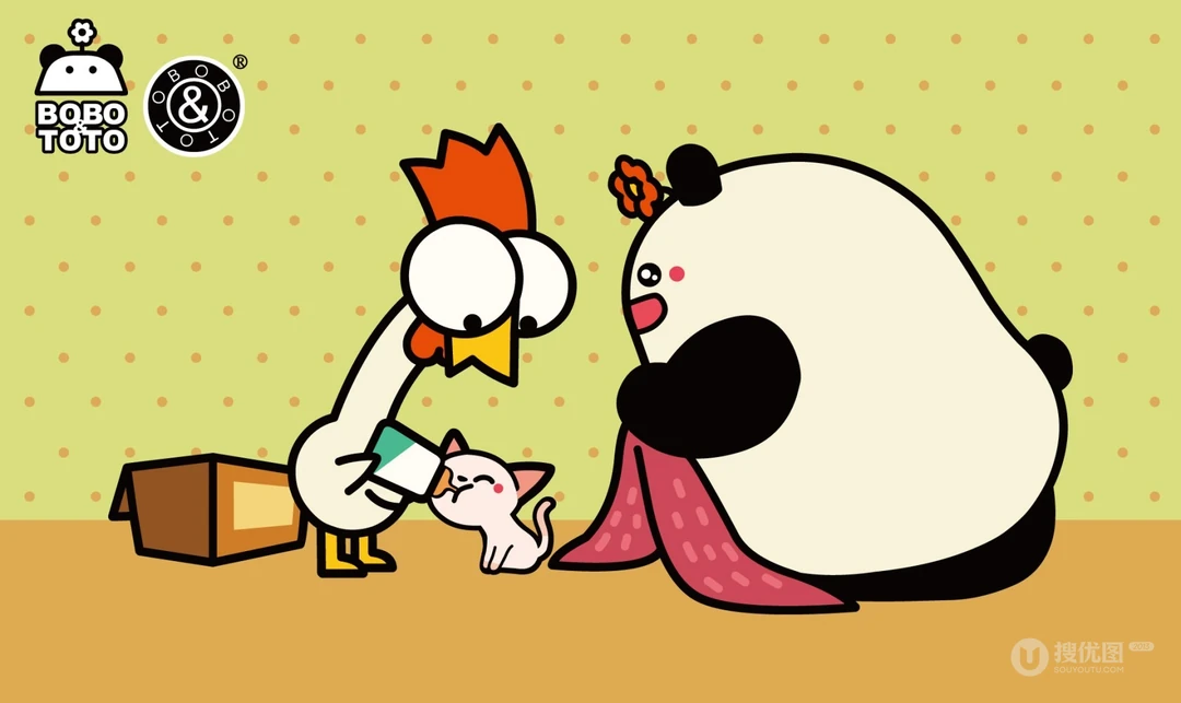 好看的BOBO&TOTO动漫背景图片