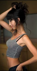 申善雅_紧身T恤牛仔秀优雅身形(16p)