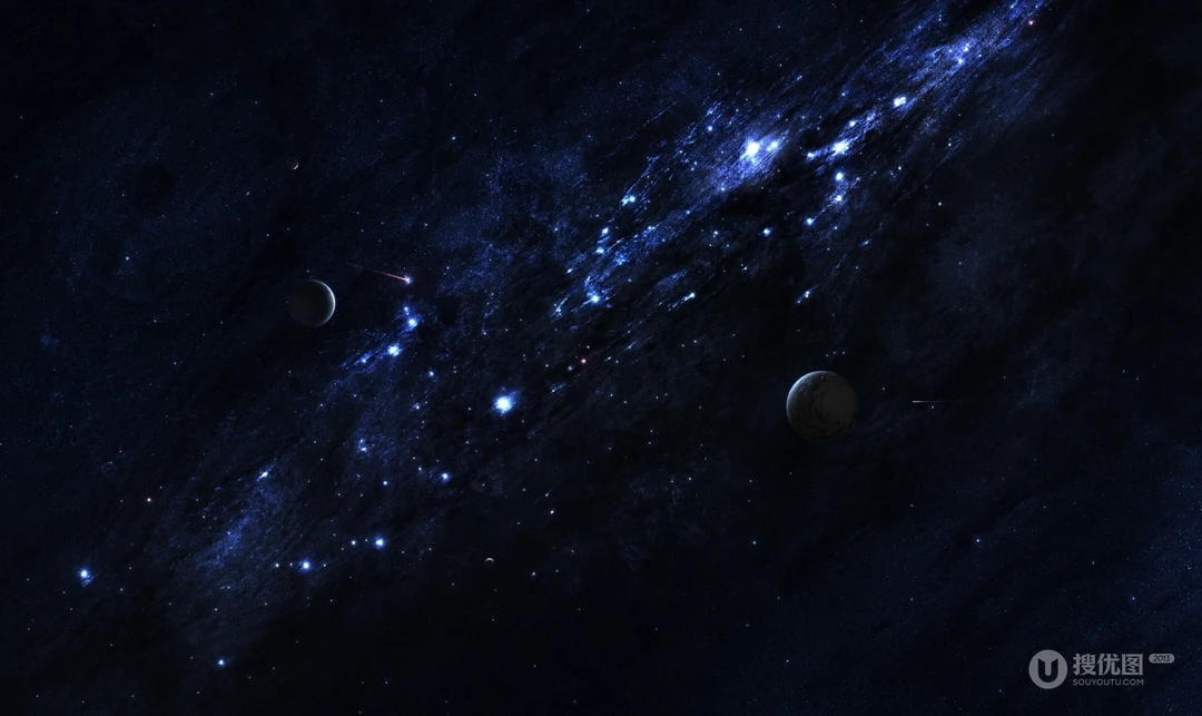 浩瀚的宇宙星空背景图