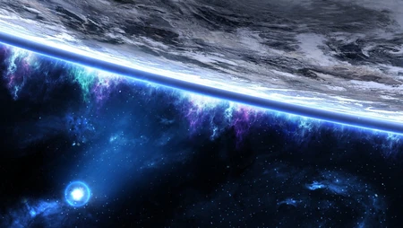 星空极地白光图