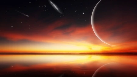壮丽的星空优美图片