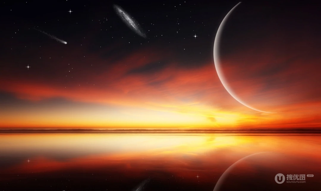 壮丽的星空优美图片