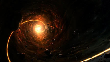 奇幻星空景色图