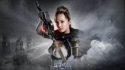尚游游戏《诺亚传说》代言人蔡依林高清电脑壁纸下载
