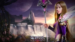 尚游游戏《诺亚传说》代言人蔡依林高清电脑壁纸下载