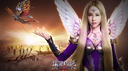 尚游游戏《诺亚传说》代言人蔡依林高清电脑壁纸下载