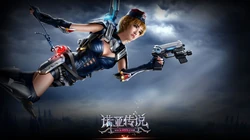 尚游游戏《诺亚传说》代言人蔡依林高清电脑壁纸下载