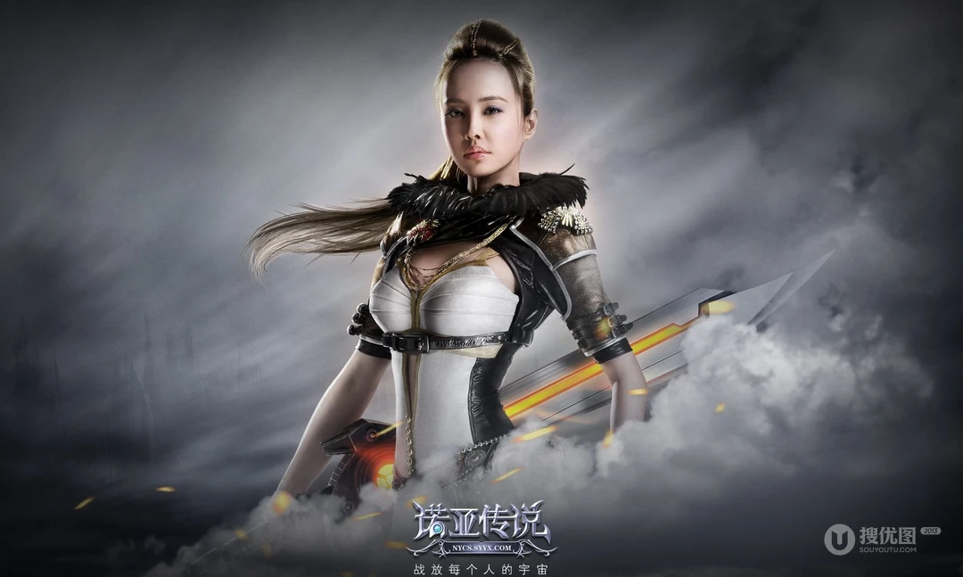 尚游游戏《诺亚传说》代言人蔡依林高清电脑壁纸下载