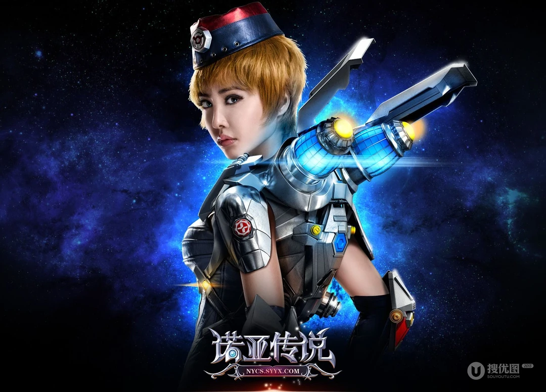 尚游游戏《诺亚传说》代言人蔡依林高清电脑壁纸下载