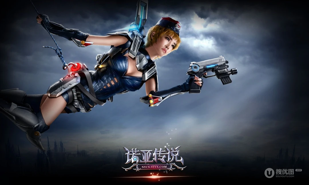 尚游游戏《诺亚传说》代言人蔡依林高清电脑壁纸下载