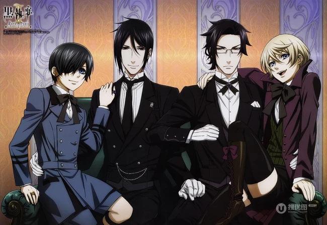 日本漫画黑执事图片背景(18p)
