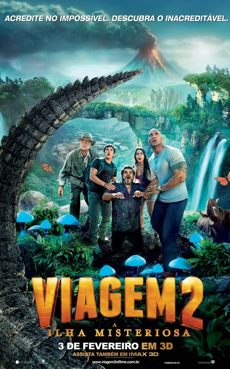 巨石强森主演《地心历险记2》高清海报和剧照欣赏