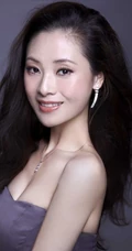 汤晓菲低领连衣裙写真