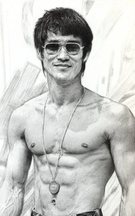 功夫大师 - 李小龙 - 画像
