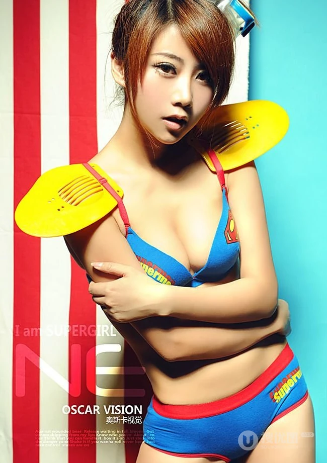 模特夏小薇变身气质女超人（14p）