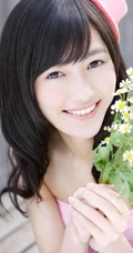 渡边麻友_清新小公主粉裙写真