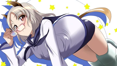 日本动漫《强袭魔女》萌系电脑壁纸下载