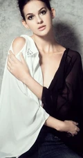 欧美紧身简约女生写真 黑色气质
