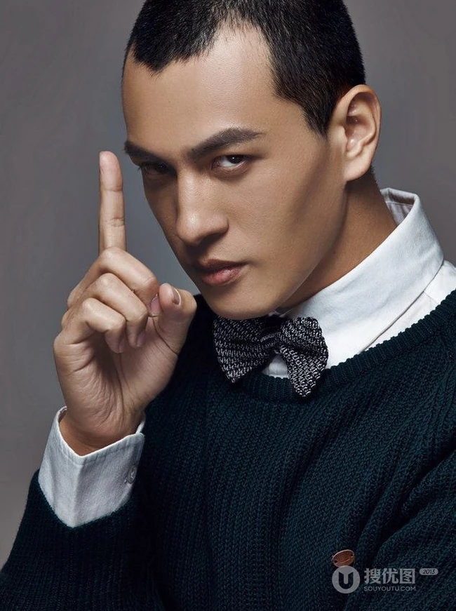 马文龙小平头时尚写真 有型有潮型男不羁范