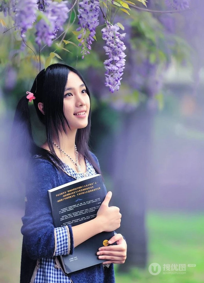 清纯唯美学生妹图片-校园小路篇
