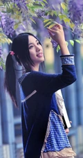 清纯唯美学生妹图片-校园小路篇