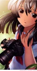 美人相机_二次元里拿相机的动漫女孩 高清第一弹