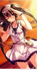 美人相机_二次元里拿相机的动漫女孩 高清第一弹