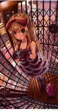 美人相机_二次元里拿相机的动漫女孩 高清第一弹