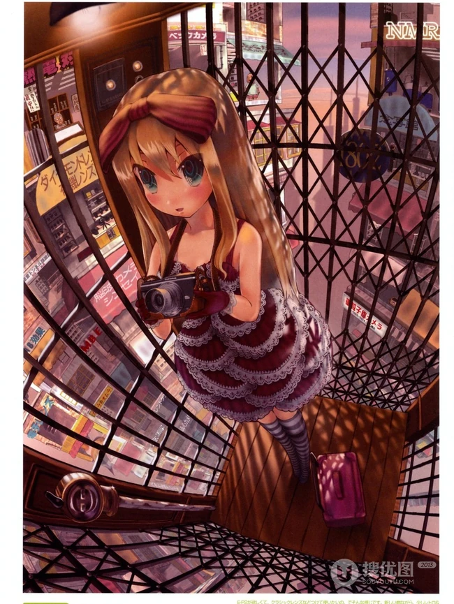 美人相机_二次元里拿相机的动漫女孩 高清第一弹