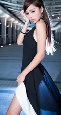 天桥上的连衣裙女生模特-唯美高清写真