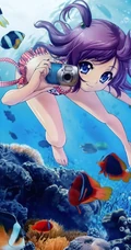 少女爱拍_拿相机的动漫女孩 高清疯狂第二弹