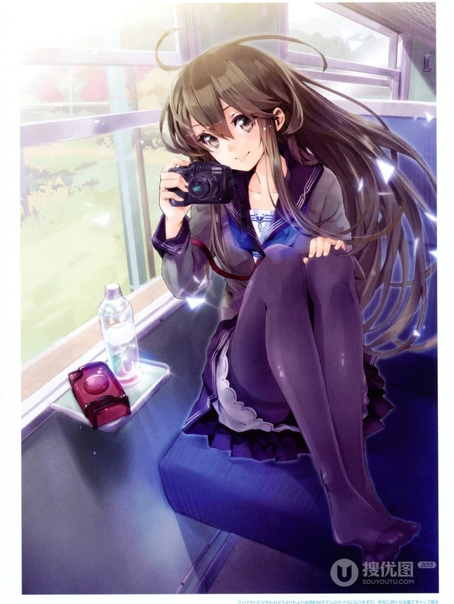 少女爱拍_拿相机的动漫女孩 高清疯狂第二弹