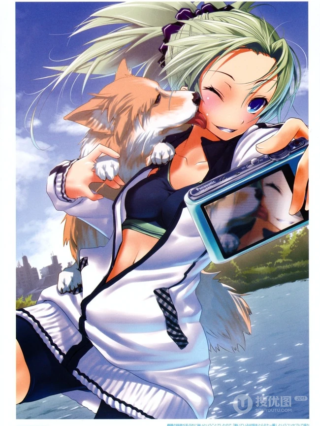 少女爱拍_拿相机的动漫女孩 高清疯狂第二弹
