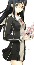 眼镜娘_二次元带眼镜少女图片