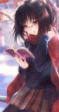眼镜娘_二次元带眼镜少女图片