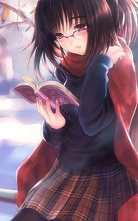 眼镜娘_二次元带眼镜少女图片