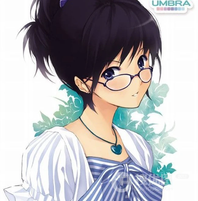 眼镜娘_二次元带眼镜少女图片