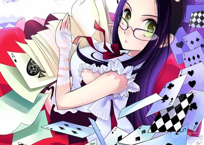 眼镜娘_二次元带眼镜少女图片