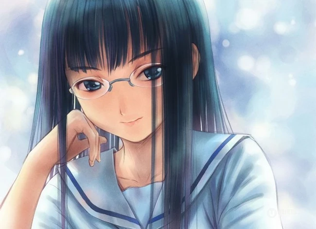 眼镜娘_二次元带眼镜少女图片