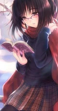 眼镜娘_二次元带眼镜少女图片