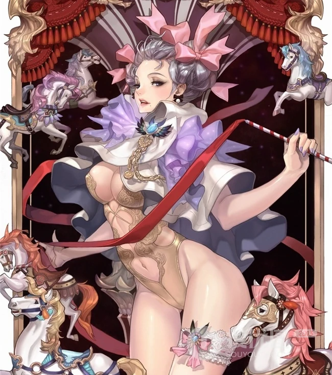 olivia插画美图_韩国女生画师olivia大神作品